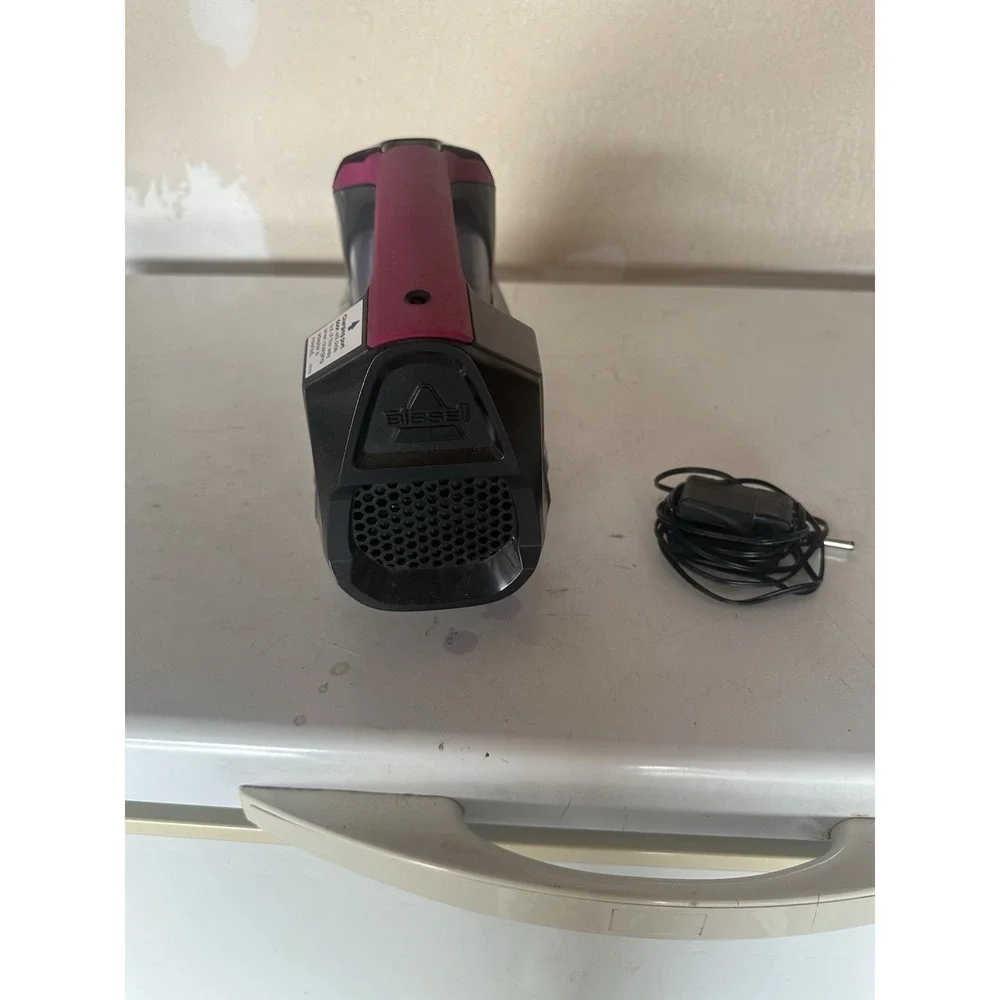 Pink BISSELL Pet Stain Eraser Cordless Carpet & Upholstery Cleaner Model 2002